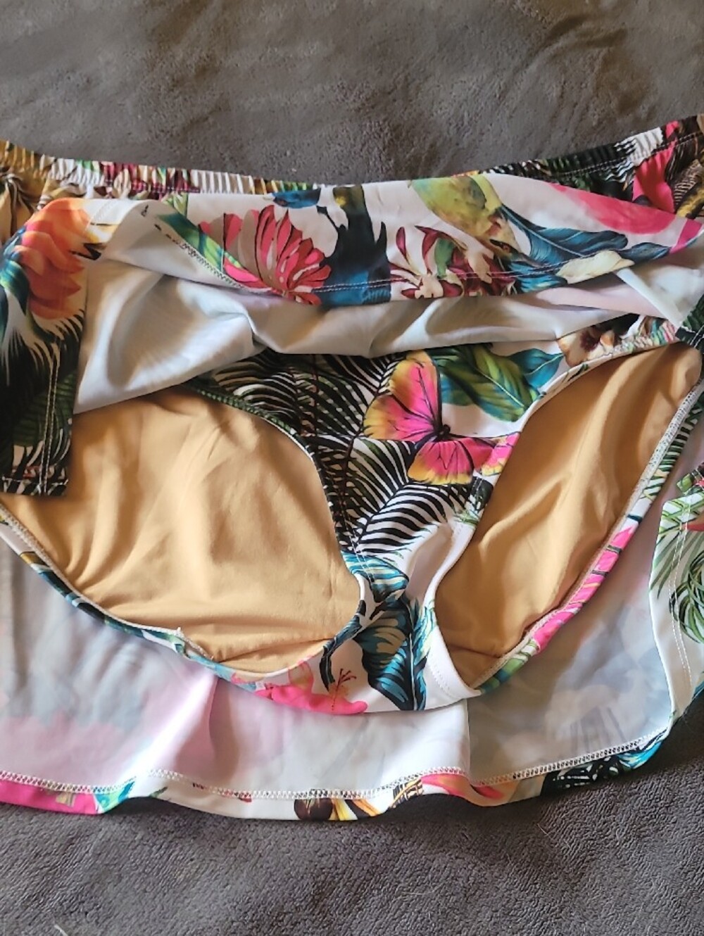 Tropical Floral Women’s Swim Bottom - Multicolor - Picture 2 of 4